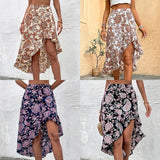 Fashion Floral Print Skirts for Women Summer