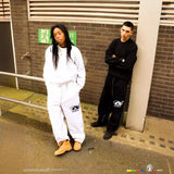 Fongt Grip Velvet Embroidered Sweatpants Trapstar Letter Casual Street Youth Plus Trousers