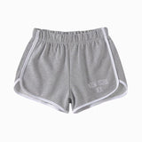 Summer New Wide-Leg Pants INS Fashion Letter Embroidery High-Waist Running Fitness Shorts Girl-Outfit