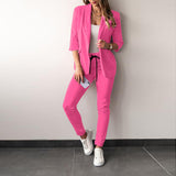 Fongt New Fashion Casual Suit Suit Women's Two-Piece Set