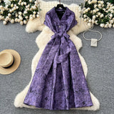 Fongt Exquisite Dress Dress Women 2025 Summer Straps To Cover Short-Sleeved Grand Dress