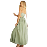Fongt And Summer 2023 New Temperament With Waist Halter Dress-22071-Outfit