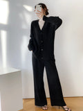 Fongt Folded HP Series 2025 Miyake Spring And Autumn Folded Women's Loose Folding Set Top Straight Trousers