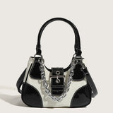 Pu Leather Y2K Crossbody Bag-Outfit