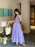 Fongt Price Does Not Return] Xiu Xixi 2025 Summer New High-Waisted Half-Body Skirt French Style Dress 85182
