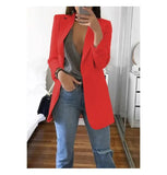 Women's Blazers Jacket Plus Size 4XL 5XL Spring Autumn Jacket Oversize for Woman Office Long Sleeve Coat Casual Clothes