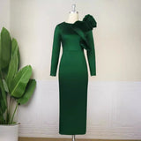 Fongt On The New Creative Design Three-Dimensional Lotus Leaf Side Skirt Women Decoration Banquet Small Dress Dress Dress