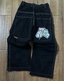 Straight Jeans For Men Retro Hip-Hop Goth Street Clothing Harajuku Men's Casual Pants 1028-1-Outfit