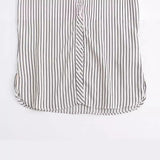 New Slim Striped Long-Sleeved Casual Shirt In Autumn 2298163-Outfit
