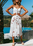 Floral Stripe Long