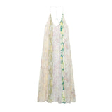 Fongt New Flower Print Splicing Dress 2826127710