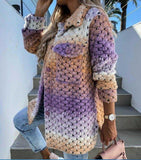 Fongt Explosion Ebaywish Autumn And Winter New Fashion Printing Lady's Coat