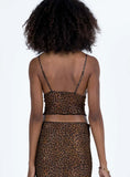 Fashion Women's New Leopard-Print Vest Women's Top Dress