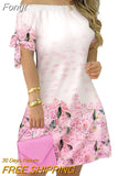 Women Sweet Off Shoulder Dresses Summer Clothes 2023 Chic and Elegant y2k Luxury Evening Party Dress Club
