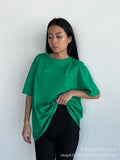 Fongt Spring Summer New Solid Color T-Shirt Women Hot Pure Cotton Short-Sleeved Top Loose