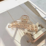 Quality Acetate Leopard Hair Claws Large Barrette Crab Claw Clip Bath Clip Ponytail Clip For Women Girls Hair