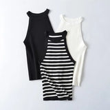 Fongt New Slim Thin Knitted Neck Collar Top