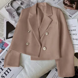 Fongt Jade Green Suit Jacket Female Autumn 2024 New Small Temperament Casual Versatile Small Suit-Outfit
