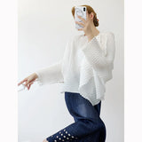 Fongt Folded Hand-Folded Pineapple Folding Temperament Commuter Cardigan More Wear Coat-Size Women's Clothing High-Sclam Fabric