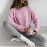 Fongt Cotton Collar Solid Color T-Shirt Girl 2025 Spring And Summer New Hot Cotton Short-Sleeved Top