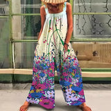Summer Large Printed Loose Wide Leg