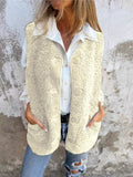 Fongt 2025 New Shaker Velvet Vest Jacket Loose Size