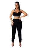two piece set shiny long sleeve tracksuit for female 2 piece set winter two pieces sets women's