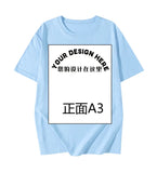 Fongt Pattern Printed T-Shirt Small Batch Order Stable Short Sleeve Top Shirt