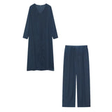 Fongt New Women's Open Fork Long Top Trop Set