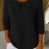Fongt The New Autumn Of 2025, The French Thin Long-Sleeved Knitted Shirt Women's Early Autumn