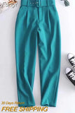 Hidden Button Blazer Pants Set Suits Women High Street Ladies Office Pants Matching Set Spring Autumn Blazer Coat
