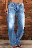 Fongt Wish Ladies Jeans Slimming Water Wash Thorn Trousers Trousers Nk205