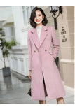 Fongt And Winter New Japanese And Korean Explosion Single Thick Hairs This Female Coat Wish Multi-Colored And Long Coat