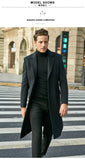 Fongt Order 2025 New Thick Haired Man Coat Long Coat Wish Japan And South Korea Leisure