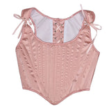 Fongt Fashion New Tiding Waist Vest Sexy Strapped Short Fish Bone Small Waist Vest Corset