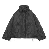 Fongt New Casual Loose-Fitting Lingidical Collar Long-Sleeved Cotton Jacket 2969270