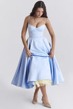Fongt New Summer Senior Sense Princess Dress French Mesh Swing Double Sling Dress Woman