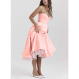 Fongt Women's New Sling V-Neck Sleeveless Dress Pony Skirt