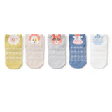 5 Pairs/lot 1 to 12 Yrs Cotton Children's Socks Stereo Animals Summer Thin Kids' Mesh Socks Cute Girls Boys
