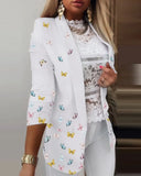 Fongt And Winter Women's Long-Sleeved Small Suit 2025 New Gradient OL Temperament Professional Repair