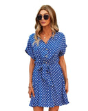 Dot Vintage High Waist Mini Casual