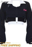 Women 2023 Autumn Hollow Out Knitted Sweaters+ Sexy Suspenders 2 Piece Suit Korean Short Chic Wild Casual Fashion Pullovers