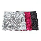 New Autumn Sequins Are Decorated With Mini Fashionable Short Skirts And Half Skirts.-Outfit