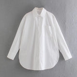 Fongt And Summer 2025 New Ins14 Color Pocket Dress Women's Basic Long-Sleeved Shirt