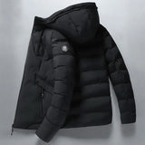 2021 Winter Casual Thick Warm Waterproof Jacket Parkas Men Autumn New Outwear Windproof Hat Hooded Parkas Jacket
