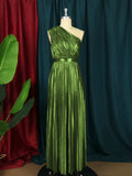Fongt Folds High-Rise Side Zipper Party Dress Long Dress Dress Dress Long Dress Dress