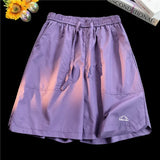 Fongt Shorts Women Breathable Casual Large Size Loose Five Minute Pants Trend Unique Lazy Fitness Running Beach Pants-Outfit