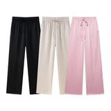 Fongt 2025 New Women's Wrinkle Effect Blazer + Trousers Fashion Suit