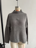 Fongt New Color Splicing Wiring Design Casual Knitting Shirt Simple Light Short Thin Breathable Fashion