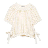 Fongt Side With Multi-Color Coarse Needle Sweater
